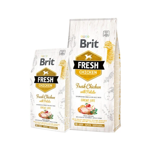 Brit Fresh Chicken With Potato - Adult 1 Brit Fresh Chicken With Potato - Adult
