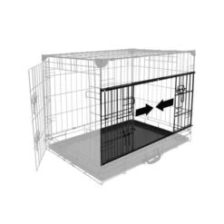 Duvo+ Hundekäfig Mit Schiebetür -Optimal Tierbedarf Geschäft duvo hondenbench schuifdeur 180655 0500 none