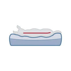 Trixie Vital Matratze Bendson - Dunkelbraun/Beige -Optimal Tierbedarf Geschäft trixie vitaal matras bendson donkerbruinbeige 178699 0500 none