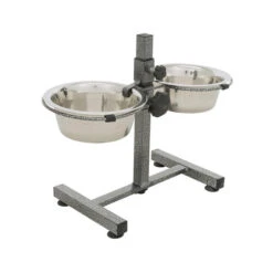 Trixie Hundebar Mit Edelstahl-Futternäpfen -Optimal Tierbedarf Geschäft trixie voerstandaard rvs 191053 0500 none